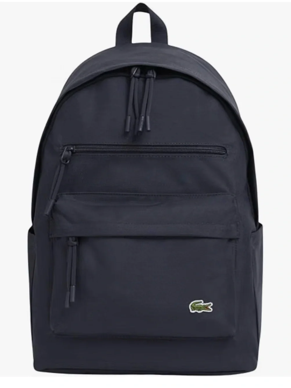 Lacoste Navy Blue Backpack with Crocodile Logo